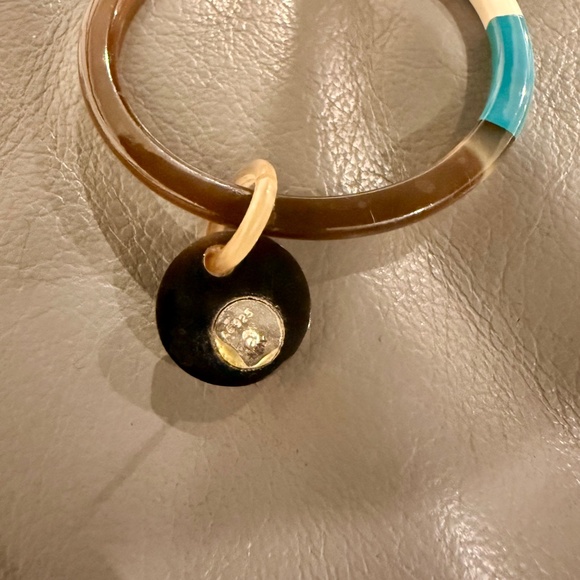 Resin Hoop Earrings 925MX - Picture 4 of 8